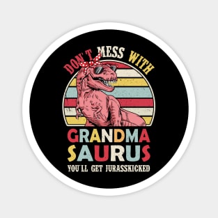 Grandma Saurus Shirt - Grandma Dinosaur Tee - Grandma T Rex Shirt - Nana Saurus - Granny Shirt - Grammy Tee - Grandma Birthday - Mothers Day Magnet